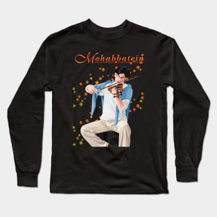 Shahrukh Khan from the Bollywood movie Mohabbatein Long Sleeve T-Shirt